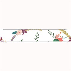 Floral Backdrop Pattern Flower Small Bar Mat by Ravend