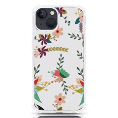 Floral Backdrop Pattern Flower Iphone 13 Tpu Uv Print Case by Ravend