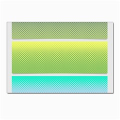 Pattern Banner Background Dot Set Postcard 4 x 6  (pkg Of 10) by Ravend