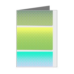 Pattern Banner Background Dot Set Mini Greeting Card by Ravend