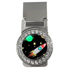 Planet Rocket Space Stars Money Clips (cz) 