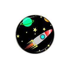 Planet Rocket Space Stars Hat Clip Ball Marker