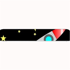 Planet Rocket Space Stars Small Bar Mat