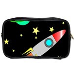 Planet Rocket Space Stars Toiletries Bag (Two Sides) Front