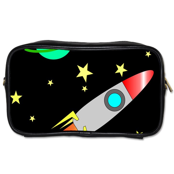 Planet Rocket Space Stars Toiletries Bag (Two Sides)