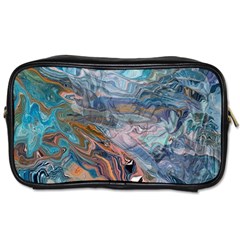 Abstract Delta Toiletries Bag (two Sides) by kaleidomarblingart