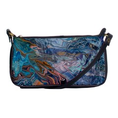 Abstract delta Shoulder Clutch Bag