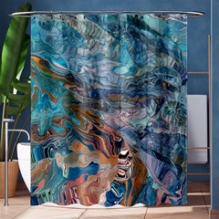 Abstract delta Shower Curtain 60  x 72  (Medium) 