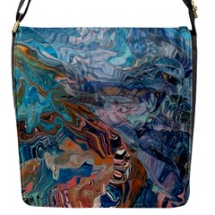 Abstract delta Flap Closure Messenger Bag (S)