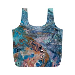 Abstract delta Full Print Recycle Bag (M)