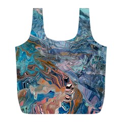 Abstract delta Full Print Recycle Bag (L)