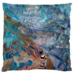 Abstract delta Standard Premium Plush Fleece Cushion Case (One Side)