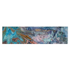 Abstract delta Oblong Satin Scarf (16  x 60 )