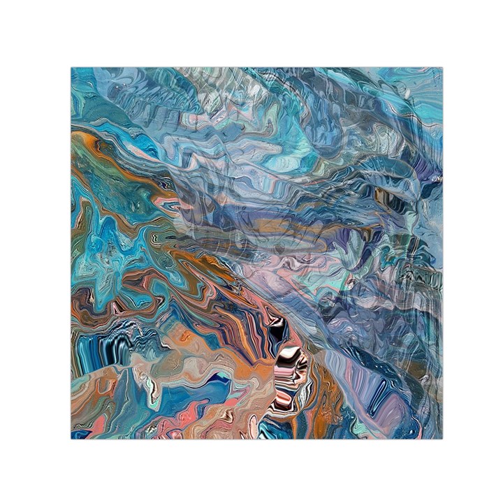 Abstract delta Square Satin Scarf (30  x 30 )