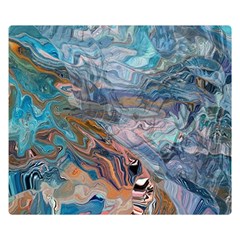 Abstract delta Premium Plush Fleece Blanket (Small)