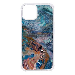 Abstract Delta Iphone 14 Tpu Uv Print Case by kaleidomarblingart