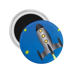 Rocket Spaceship Space Travel Nasa 2 25  Magnets by Ravend