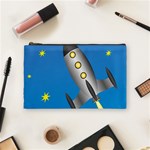 Rocket Spaceship Space Travel Nasa Cosmetic Bag (Medium) Front