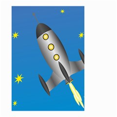 Rocket Spaceship Space Travel Nasa Small Garden Flag (two Sides) by Ravend