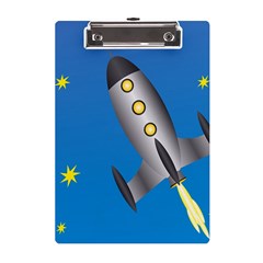 Rocket Spaceship Space Travel Nasa A5 Acrylic Clipboard by Ravend