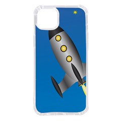 Rocket Spaceship Space Travel Nasa Iphone 14 Plus Tpu Uv Print Case by Ravend