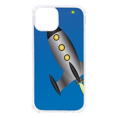 Rocket Spaceship Space Travel Nasa Iphone 13 Tpu Uv Print Case by Ravend