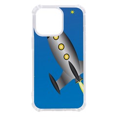 Rocket Spaceship Space Travel Nasa Iphone 13 Pro Tpu Uv Print Case by Ravend