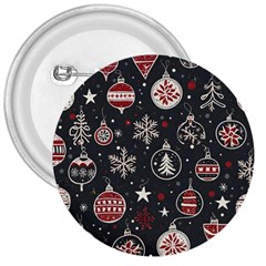 Christmas Decoration Winter Xmas 3  Buttons by Ravend