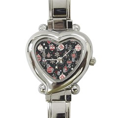 Christmas Decoration Winter Xmas Heart Italian Charm Watch by Ravend