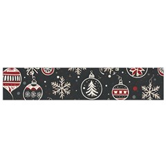 Christmas Decoration Winter Xmas Small Premium Plush Fleece Scarf by Ravend