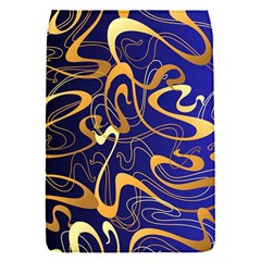 Squiggly Lines Blue Ombre Removable Flap Cover (s) by Ravend