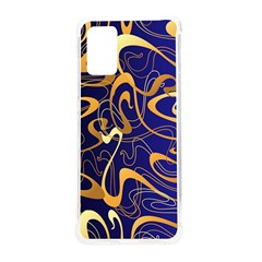 Squiggly Lines Blue Ombre Samsung Galaxy S20plus 6 7 Inch Tpu Uv Case by Ravend