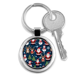 Christmas Decoration Key Chain (round) by Ravend