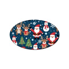 Christmas Decoration Sticker Oval (10 Pack) by Ravend