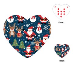 Christmas Decoration Playing Cards Single Design (heart) by Ravend