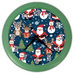 Christmas Decoration Color Wall Clock by Ravend