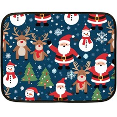 Christmas Decoration Two Sides Fleece Blanket (mini) by Ravend