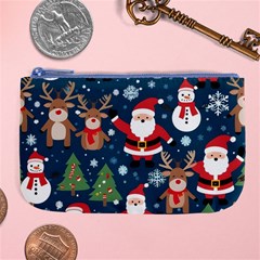 Christmas Decoration Large Coin Purse by Ravend