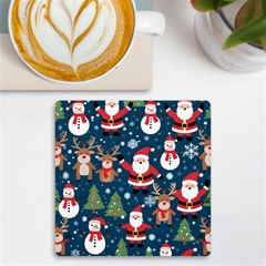 Christmas Decoration Uv Print Square Tile Coaster  by Ravend