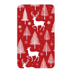 Christmas Tree Deer Pattern Red Memory Card Reader (rectangular) by Ravend