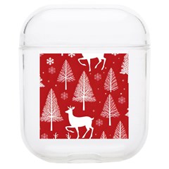 Christmas Tree Deer Pattern Red Soft Tpu Airpods 1/2 Case by Ravend