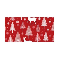 Christmas Tree Deer Pattern Red Yoga Headband by Ravend