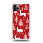 Christmas Tree Deer Pattern Red iPhone 11 Pro Max 6.5 Inch TPU UV Print Case Front