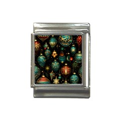 Christmas Ornaments Pattern Italian Charm (13mm) by Ravend