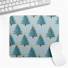 Christmas Trees Time Large Mousepad by Ravend