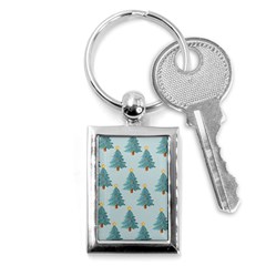 Christmas Trees Time Key Chain (rectangle) by Ravend