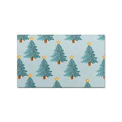 Christmas Trees Time Sticker (rectangular) by Ravend