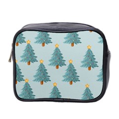 Christmas Trees Time Mini Toiletries Bag (two Sides)