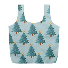 Christmas Trees Time Full Print Recycle Bag (l) by Ravend