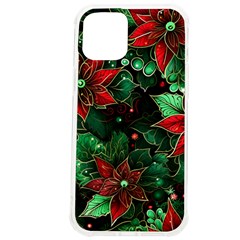 Flower Floral Pattern Christmas Iphone 12 Pro Max Tpu Uv Print Case